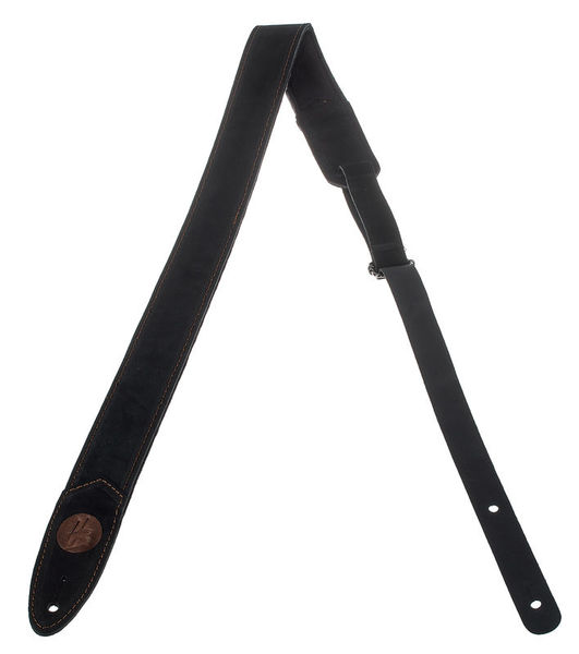 Harley Benton Suede Black Longbody Strap