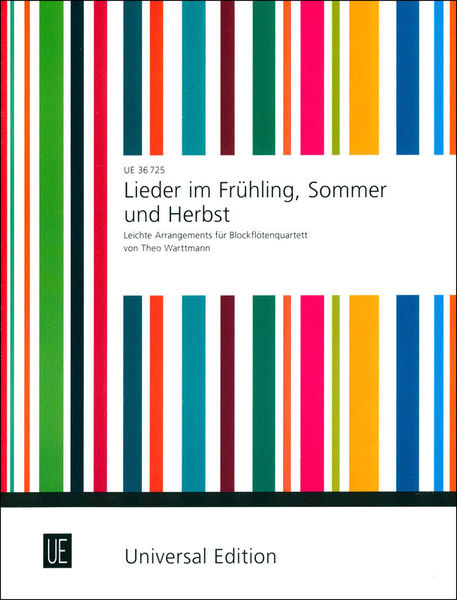 Universal Edition Lieder im Frühling Recorder