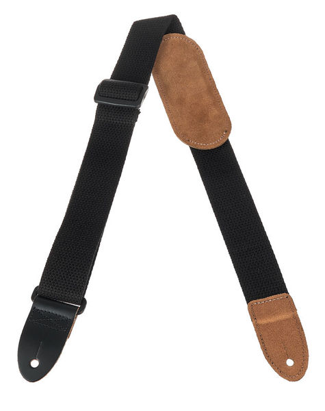Levys Cotton GTR/UKE Strap 1,5" BK