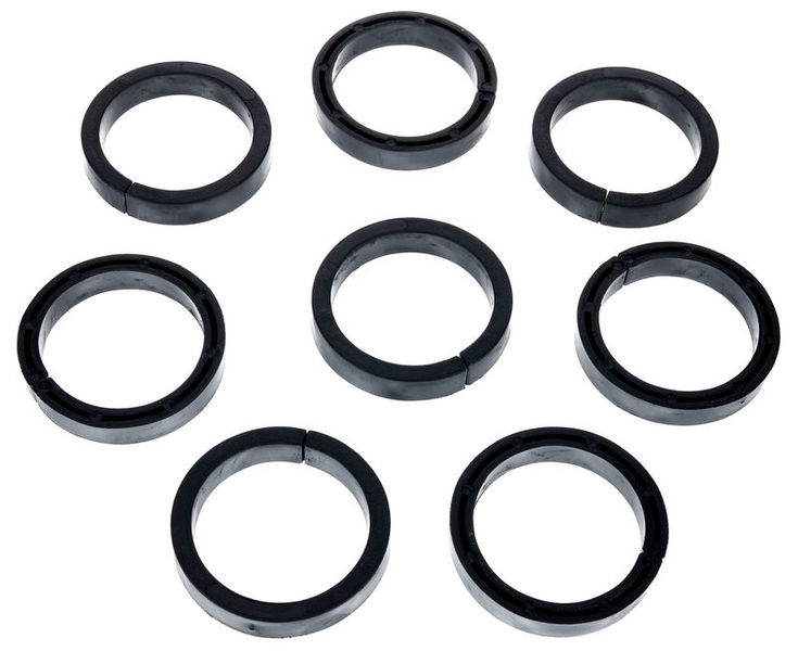 Stairville Snap Protector Ring Bk 8pcs