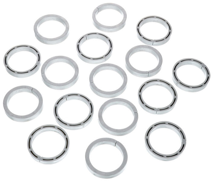 Stairville Snap Protector Ring Si 16pcs
