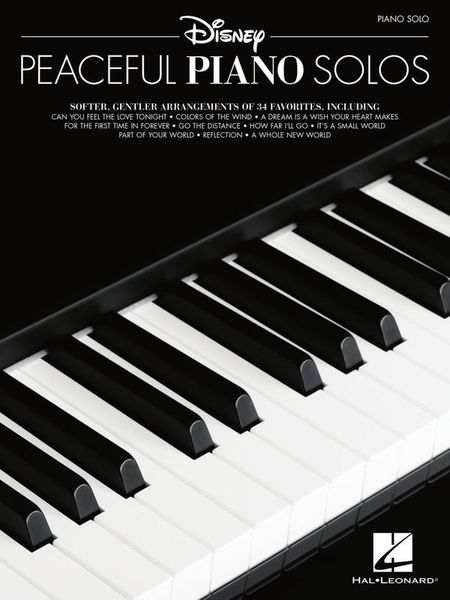 Hal Leonard Disney Peaceful Piano Solos
