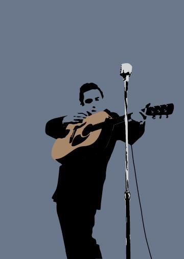 My World Johnny Cash Greeting Card