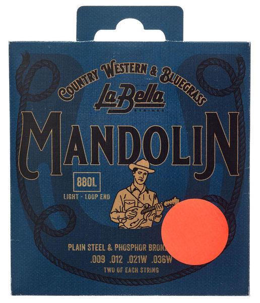 La Bella 880L Mandolin Ph.Br. Light