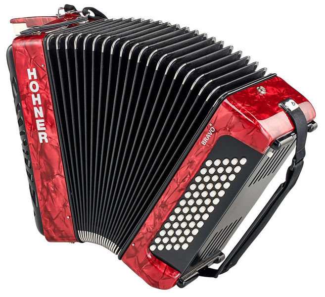 Hohner Bravo II 60 Red silent key