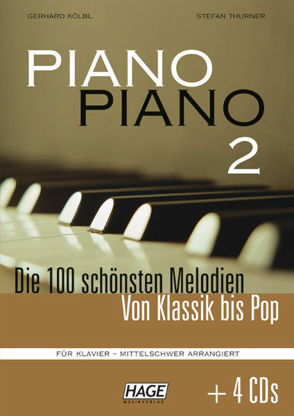 Hage Musikverlag Piano Piano 2 Intermediate +CD