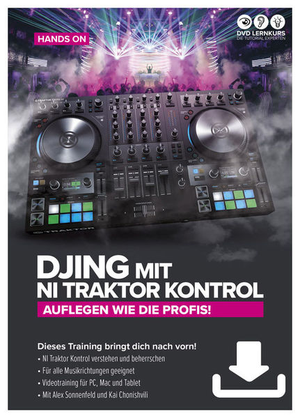 DVD Lernkurs DJing mit NI Traktor Kontrol