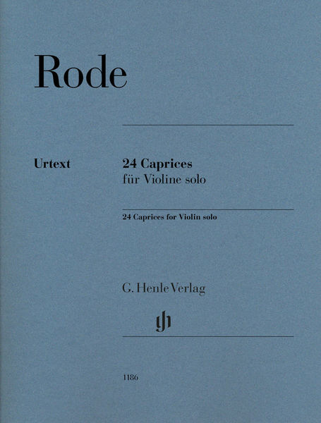 Henle Verlag Rode 24 Caprices Violin