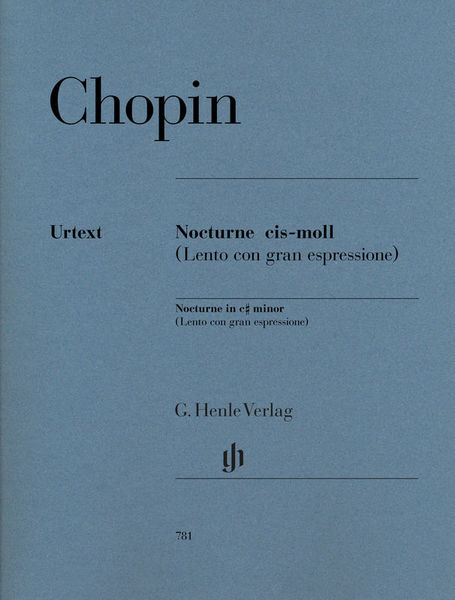 Henle Verlag Chopin Nocturne cis-moll