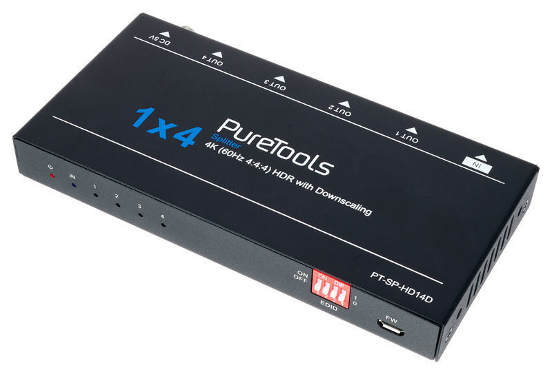 PureLink HDMI Splitter 1x4, Scaler, 4K