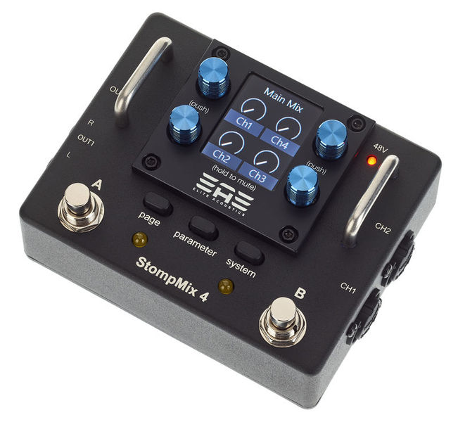 Elite Acoustics Stompmix X4 Pedal Mixer