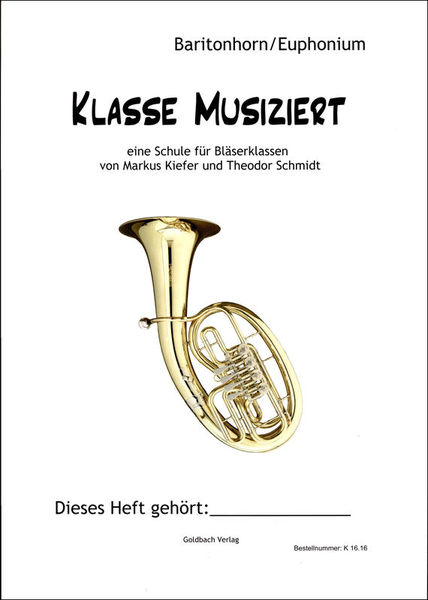Goldbach Verlag Klasse musiziert Baritone
