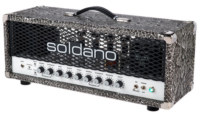 La tête d’ampli pour guitare électrique Soldano SLO 100 Custom Snake Head | Test, Avis & Comparatif