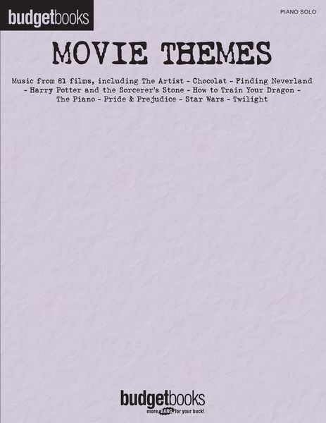 Hal Leonard Budgetbooks Movie Themes