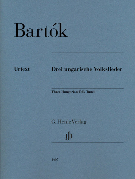 Henle Verlag Bartok Ungarische Volkslieder