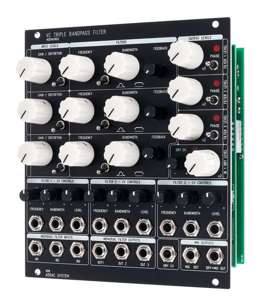 ADDAC 603 VC Tripple Bandpass Filter