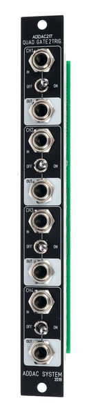 ADDAC 217 Quad Gate to Trigger