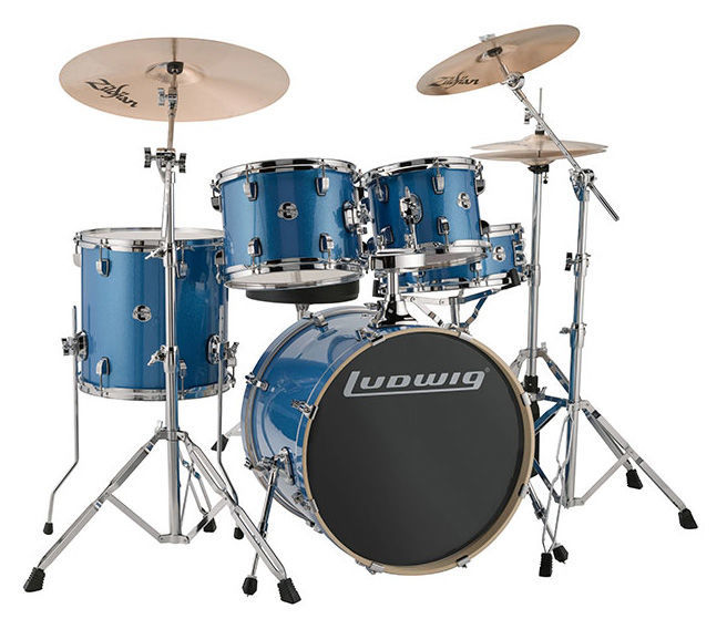 Ludwig Evolution Drum Kit 20" Blue
