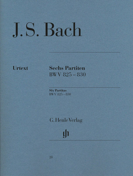 Henle Verlag Bach Sechs Partiten BWV825-830