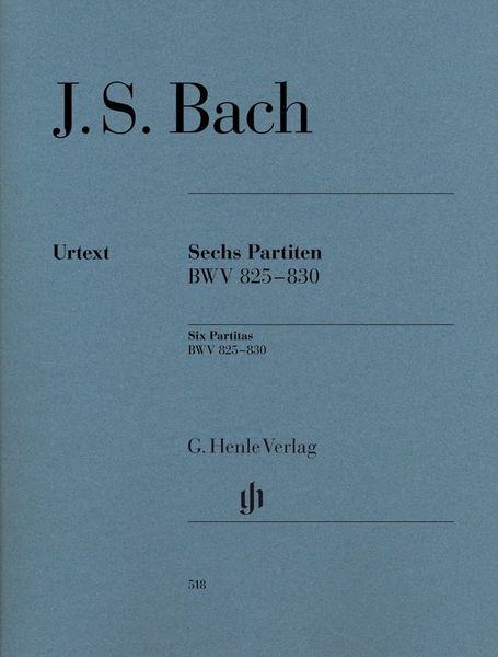 Henle Verlag Bach Sechs Partiten BWV825-830