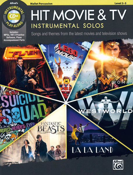 Alfred Music Publishing Hit Movie & TV Solos Mallets