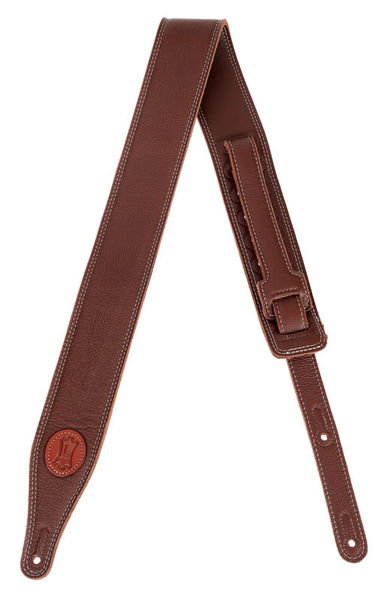 Levys Soft Leather Strap 2,5" BRN