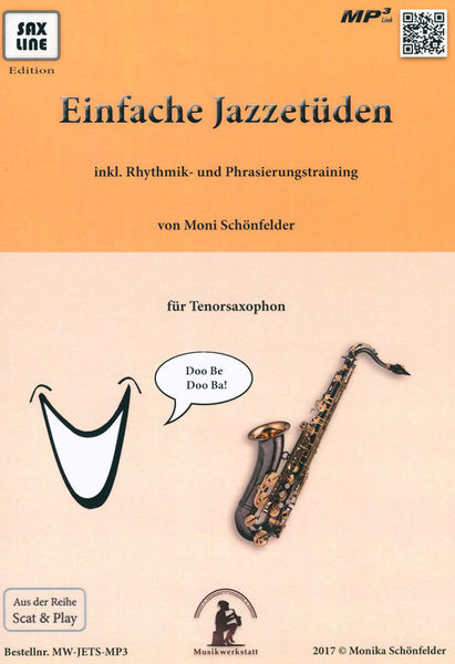 Saxline Edition Einfache Jazzetüden Tenor Sax