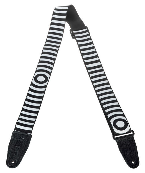 Levys Poly Print Strap 2" Bullseye