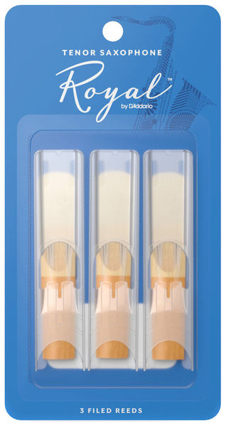 DAddario Woodwinds Royal Tenor Sax 2.5 - 3-Pack