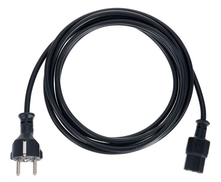 Stairville IEC Power Cable 3,0m BK