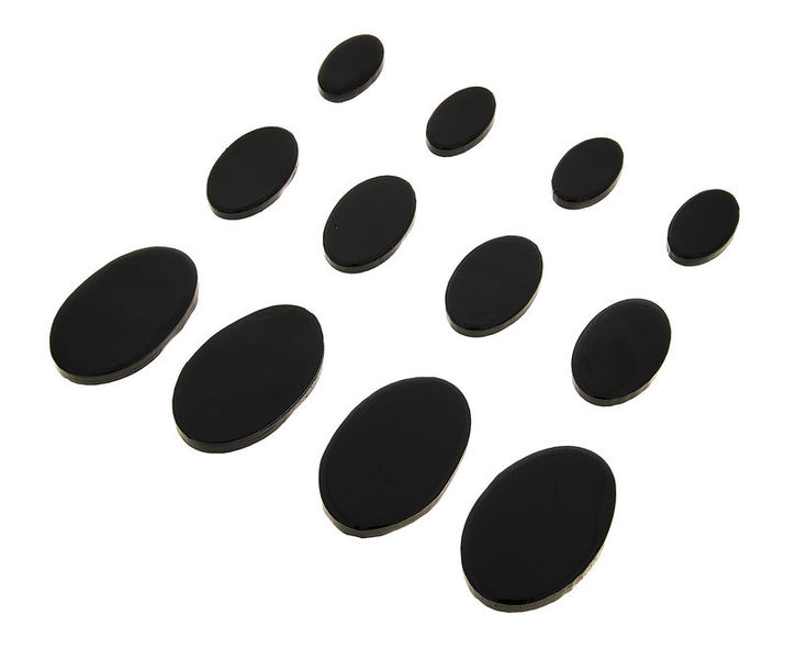SkyGel Gel Damper Pads black 12 Pack