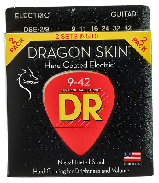 DR Strings Dragon Skin DSE-9-42 2-Pack