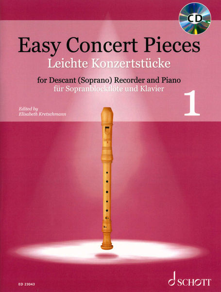 Schott Easy Concert Pieces Recorder 1