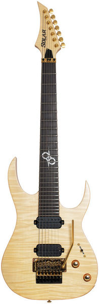 Solar Guitars SB1.7FRFM Flame Natural
