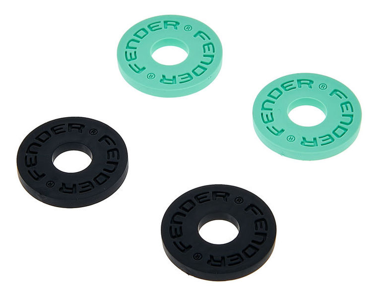 Fender Strap Blocks Black/Surf Green