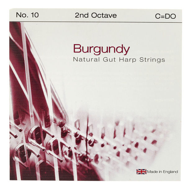 Bow Brand Burgundy Ped. 2nd C Gut No.10