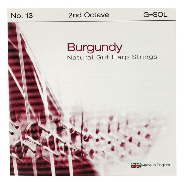 Bow Brand Burgundy Ped. 2nd G Gut No.13