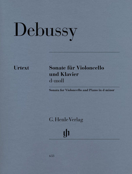 Henle Verlag Debussy Cellosonate d-moll
