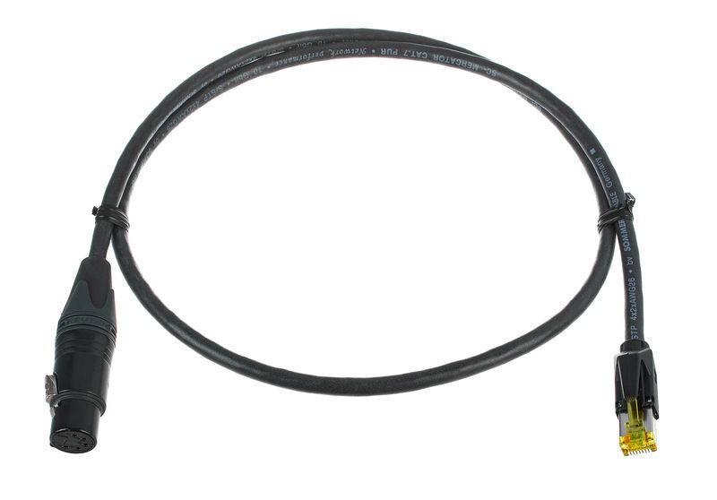 Sommer Cable CAT7 XLRf Adapter 1m black