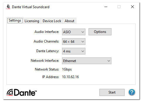 dante virtual soundcard dante controller