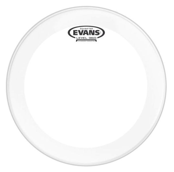 Evans 18" EQ4 Frosted Bass Drum