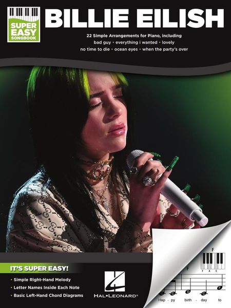 Hal Leonard Billie Eilish Super Easy Piano