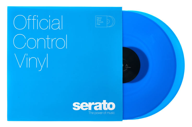 Serato Neon-Series Vinyl Blue