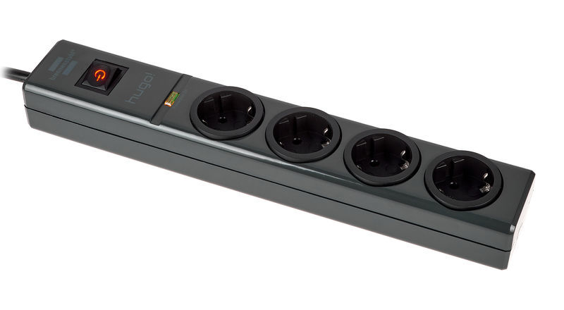 Brennenstuhl Hugo Power Split 4-Way OVP GR