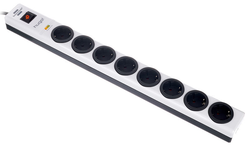 Brennenstuhl Hugo Power Split 8-Way OVP BW