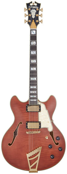 DAngelico Deluxe DC Matte Walnut