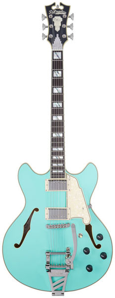 DAngelico Deluxe DC Matte Surf Green