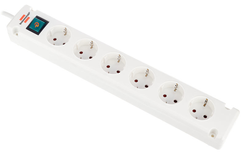 Brennenstuhl Bremounta Socket Strip 6Way WH
