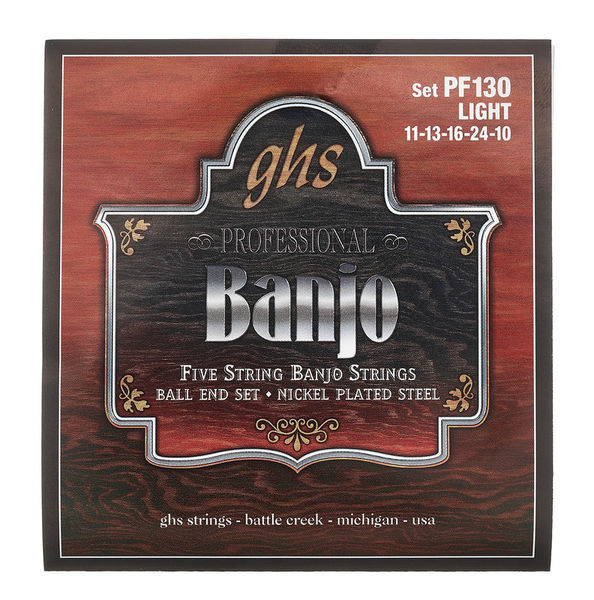 GHS PF130 5-String Banjo Set