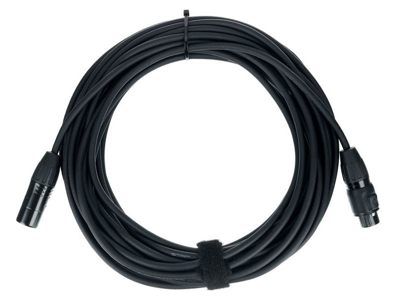 Stairville PDC3BK IP65 DMX Cable 15m 3pin